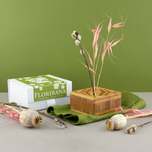Load image into Gallery viewer, Dried Flower Stand Bamboo - Square Caramel (Floribana)