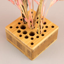 Load image into Gallery viewer, Dried Flower Stand Bamboo - Square Caramel (Floribana)