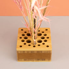 Load image into Gallery viewer, Dried Flower Stand Bamboo - Square Caramel (Floribana)