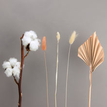 Load image into Gallery viewer, Dried Flowers Kit - 'Harvest Glow' Bouquet, includes Natural Square Flower Stand (Floribana)