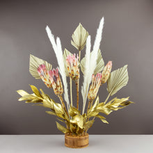 Load image into Gallery viewer, Dried Flower Stand Bamboo Circle - Caramel (Floribana)
