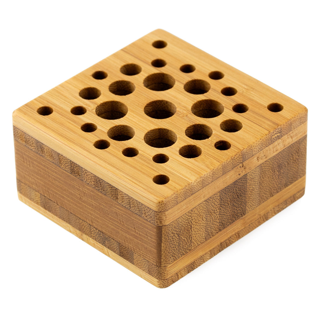 Dried Flower Stand Bamboo - Square Caramel (Floribana)