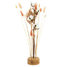 Load image into Gallery viewer, Dried Flowers Kit - &#39;Harvest Glow&#39; Bouquet, includes Caramel Circle Flower Stand (Floribana)
