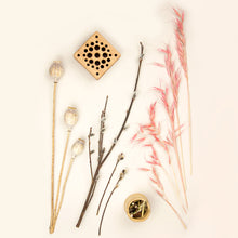 Load image into Gallery viewer, Dried Flower Stand Bamboo - Square Caramel (Floribana)
